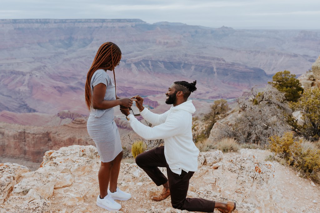 Amanda in Grand Canyon: Proposal / Engagement Photography
