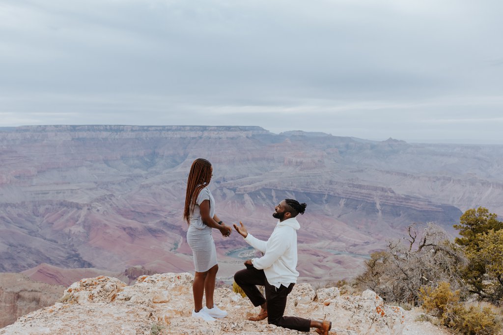 Amanda in Grand Canyon: Proposal / Engagement Photography