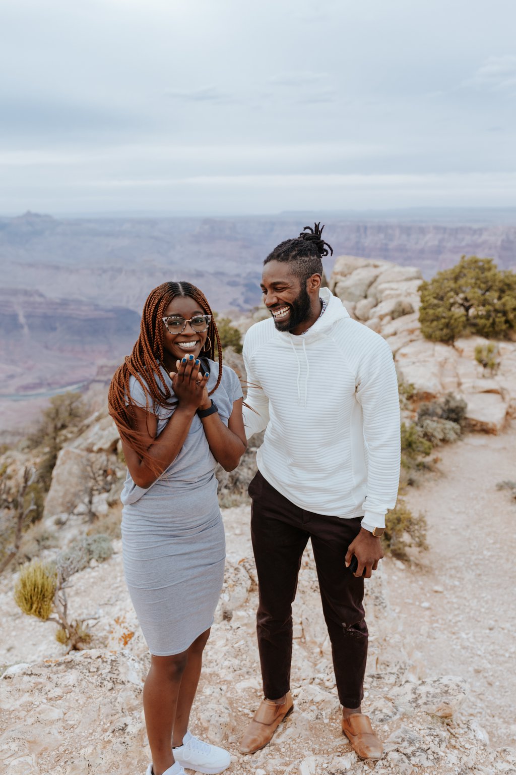 Amanda in Grand Canyon: Proposal / Engagement Photography