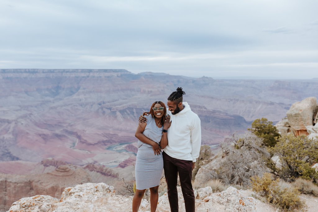 Amanda in Grand Canyon: Proposal / Engagement Photography