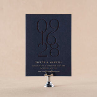 Amante Save the Date Wedding Invitation Suite