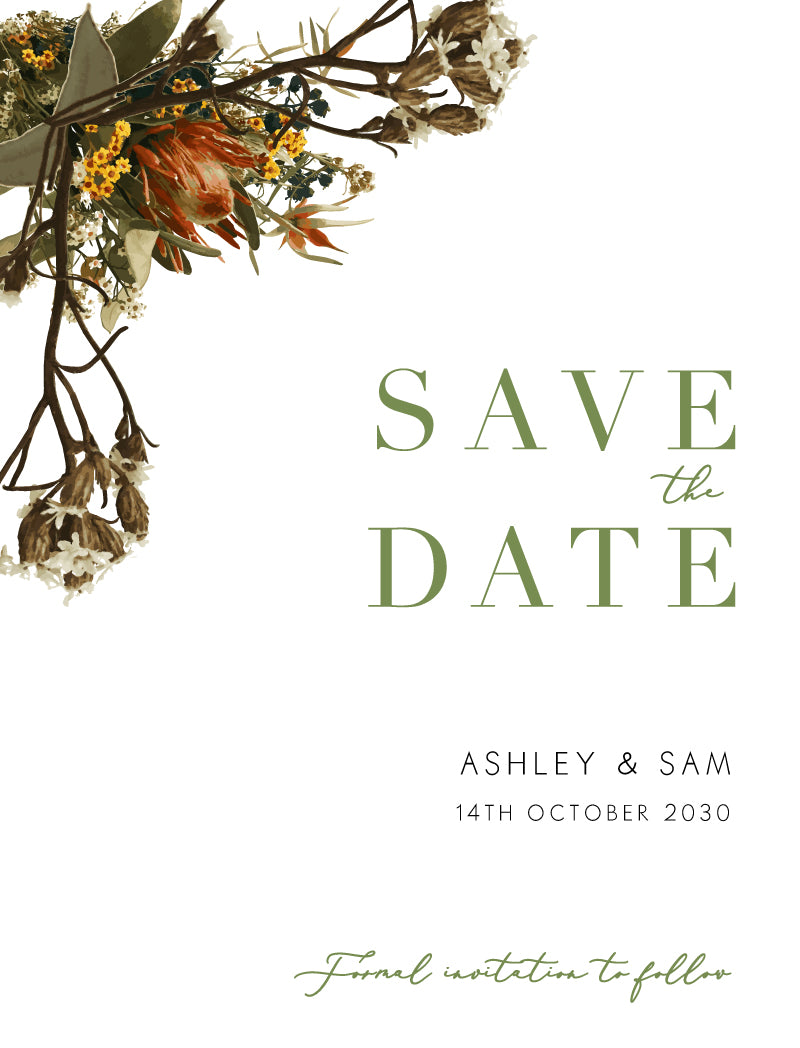 A Native Circle Save The Date Cards by Joanna H.