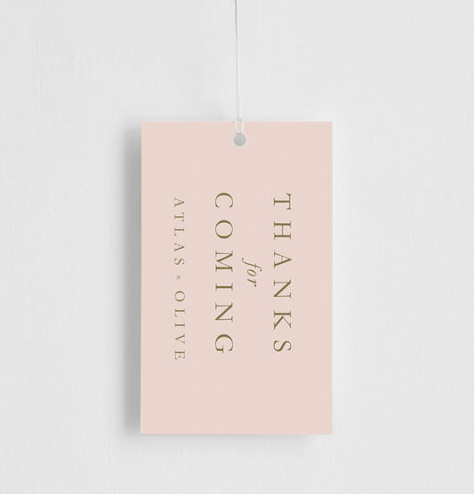Atlas Favor Tag by Kate R.