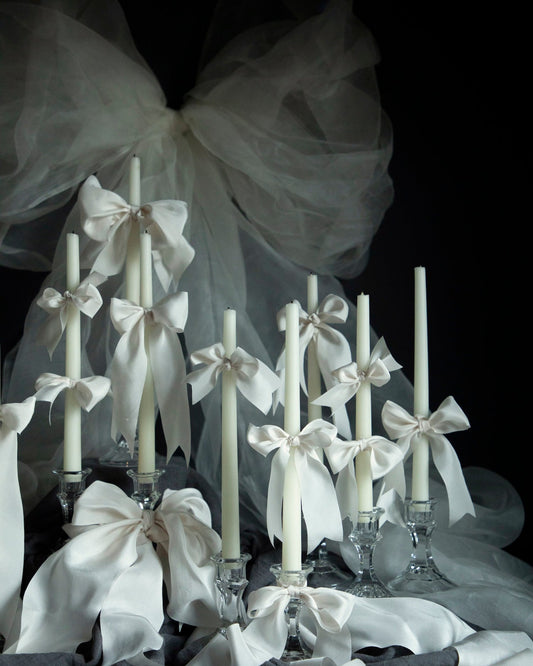 Antique White Silk Ribbon
