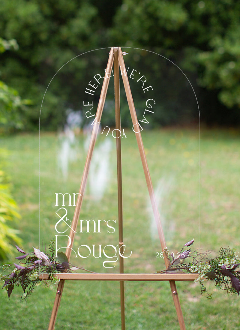 Days Of Summer Wedding Sign by Inggrid H.