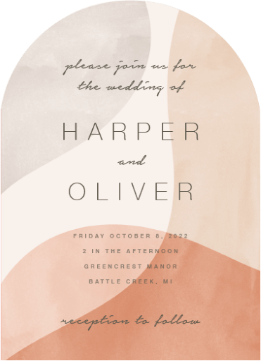 Shape Of Love Wedding Invitations by Daisy R.