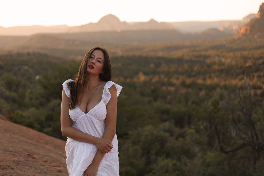 Arina in Sedona: Proposal / Engagement Photography