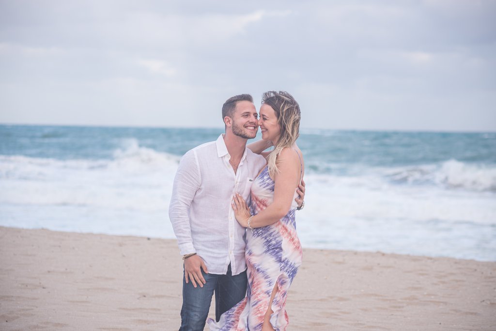 Aubrie in Delray Beach: Proposal / Engagement Photography