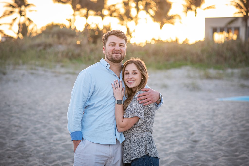 Aubrie in Delray Beach: Proposal / Engagement Photography