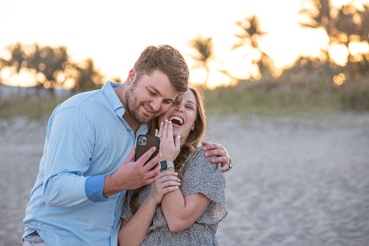 Aubrie in Delray Beach: Proposal / Engagement Photography