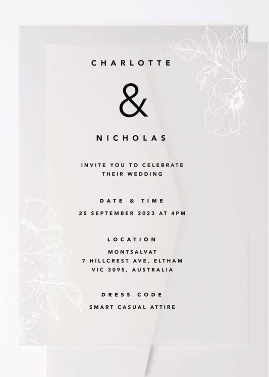 Avenir Wedding Invitations by Yunita Y.