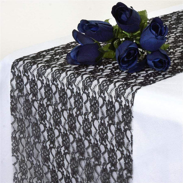 Floral Pattern Lace Table Runner