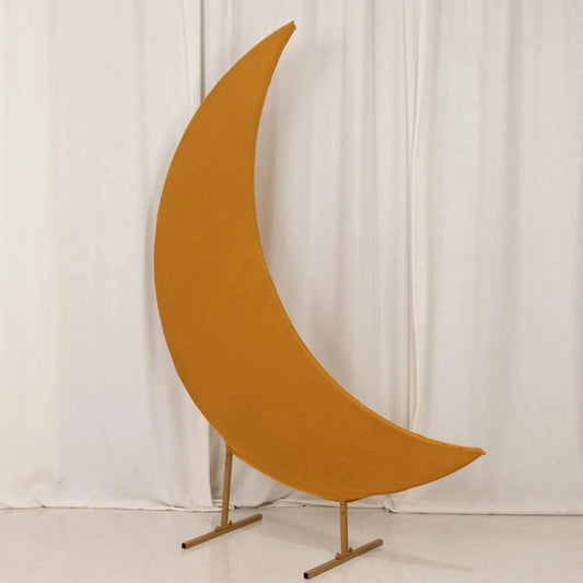 6.5 feet Spandex Crescent Moon Backdrop Stand Cover