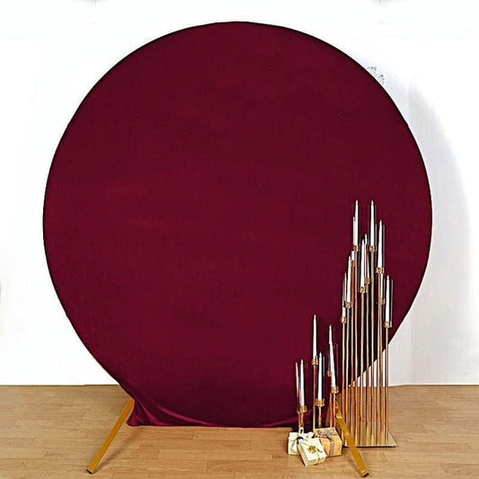 7.5 feet Soft Velvet Round Backdrop Stand Cover