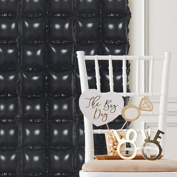 10 Metallic 43x11 in Double Row Square Mylar Foil Balloons Backdrops
