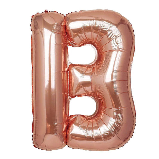 Rose Gold 40" tall Letter Mylar Foil Balloon