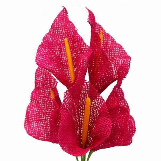 25 Burlap Large Calla Lilies Flowers