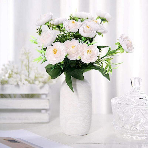 4 12 in tall Silk Peony Bushes Artificial Flower Bouquets