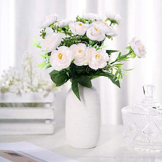 4 12 in tall Silk Peony Bushes Artificial Flower Bouquets