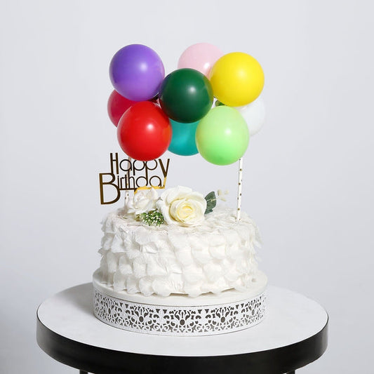 Mini Balloons Garland Cake Topper Decoration Set
