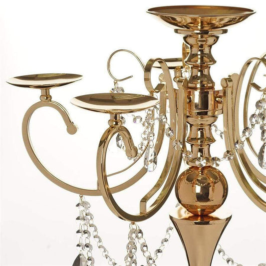 27" tall Metal Candle Holder Candelabra Wedding Centerpiece