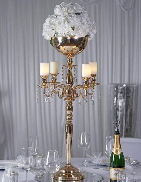 33 in tall Metal Candelabra Candle Holder Centerpiece