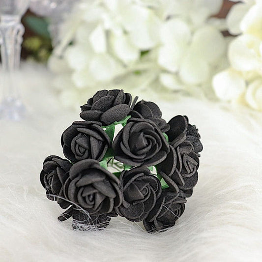 48 Faux Roses 4 in Artificial Foam Flowers with Stems