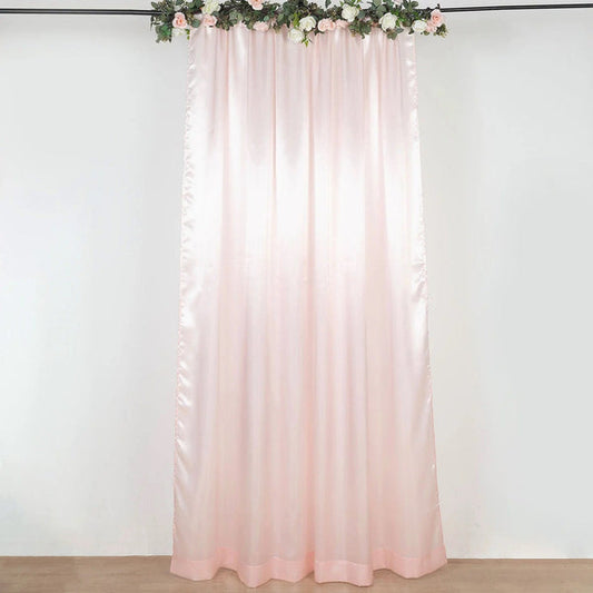 8x10 feet Satin Curtain Wedding Photography Backdrop Panel