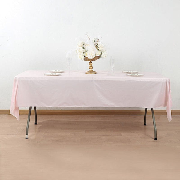 54 in x 300 ft Disposable Plastic Table Cover Roll in a Cut-to-Size Box