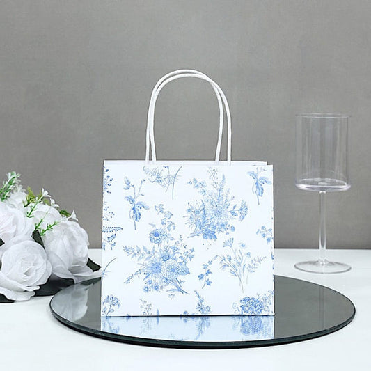 12 Paper 6x7 in Gift Bags with Handles