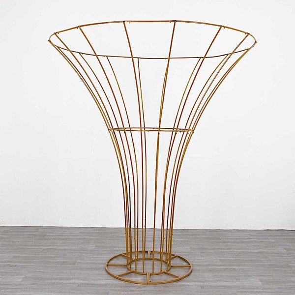 Gold 6.5 feet Floor Standing Blossom Metal Tree Flower Display Stand