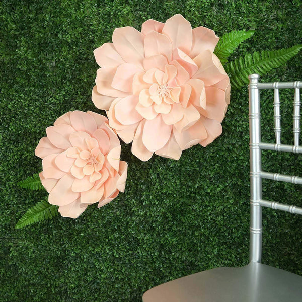 2 pcs 24" wide Artificial Daisy Flowers for Wall Backdrop