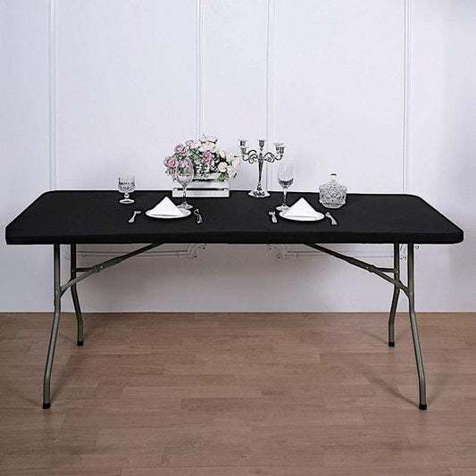 6 feet Fitted Spandex Rectangular Table Top Cover