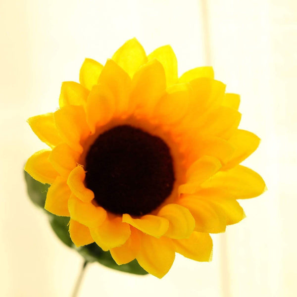 70 pcs Yellow 21" Tall Artificial Silk Sunflowers - 5 Bushes