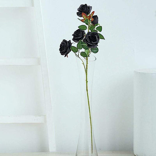 2 pcs 33 in long Single Stem Silk Rose Bouquets