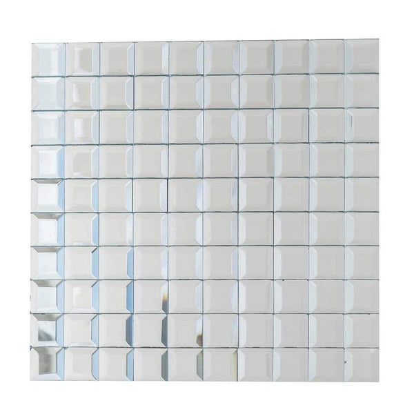 12x12" wide 10 pcs Mirror Mosaic Tiles Wall Panels