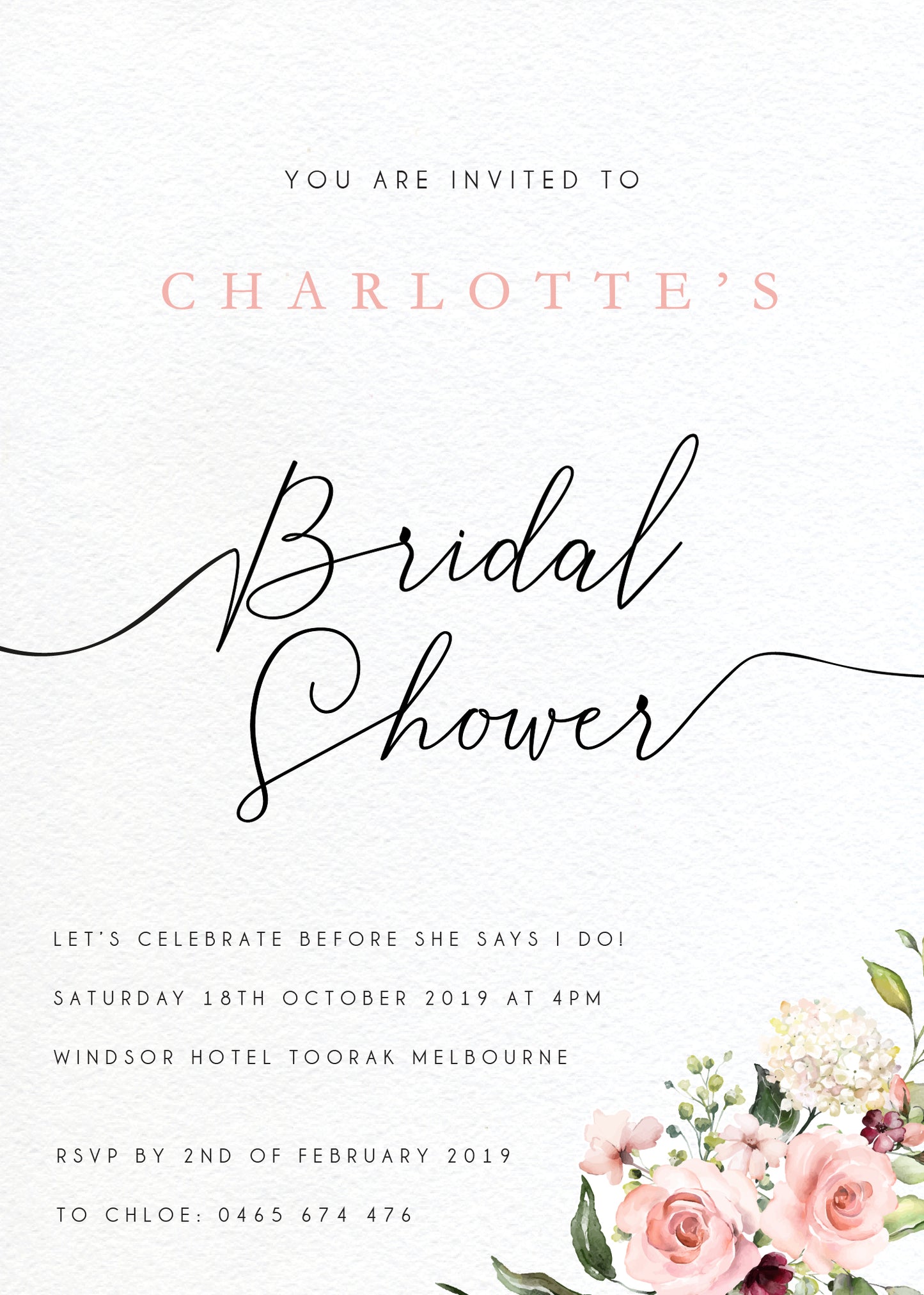 Burnt Butter CakesBridal Shower Invitation by Burnt Butter