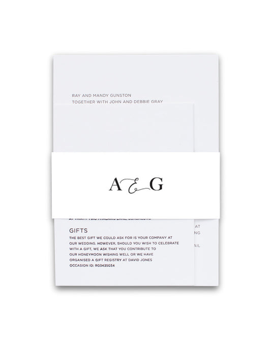 Sarulean Invitation Belly Band by Sarah M.