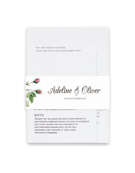 Good Spring Invitation Belly Band by Inggrid H.