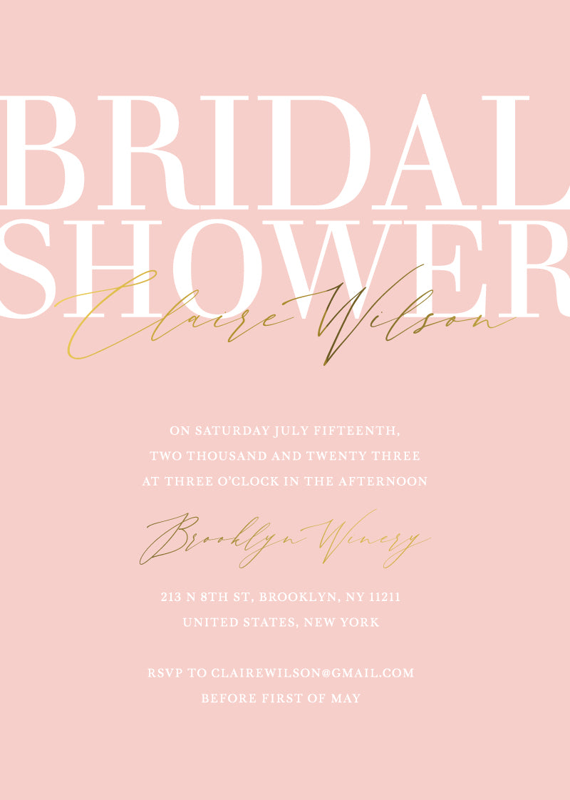 Blue Like TiffanyBridal Shower Invitation by Yunita Y.