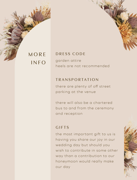 Bohemian Arch Information Card by Putri N.