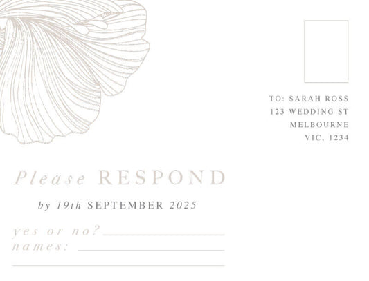 Botanic Press RSVP Cards by Shab M.