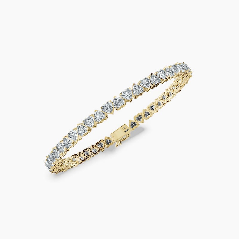 Heartline Tennis Bracelet