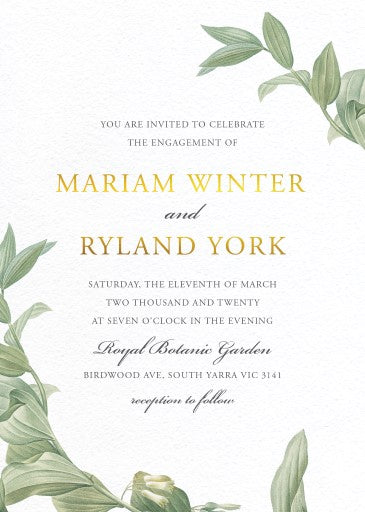 Branch Engagement Invitations by Kaydi B.