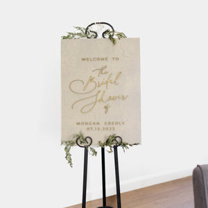 Morgan Eberly Wedding Welcome Sign
