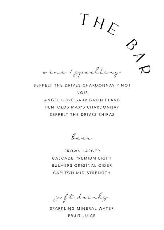 ByronMenu Cards by Shab M.