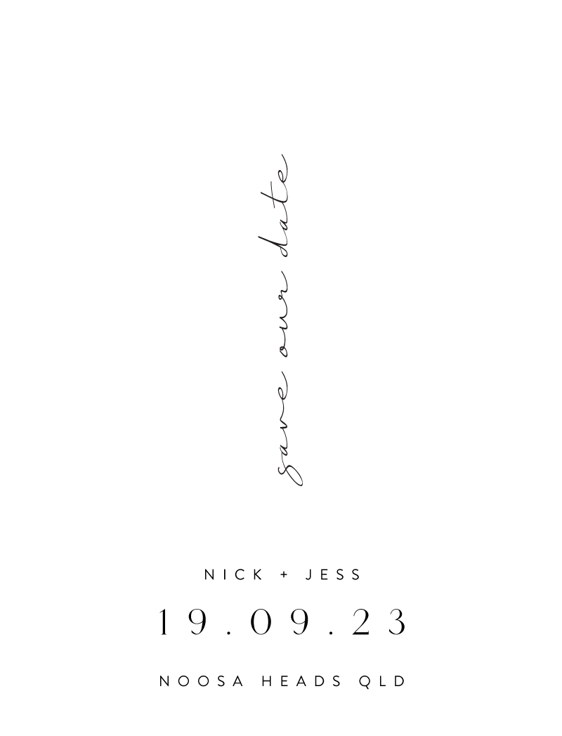 Byron Save The Date Cards by Shab M.