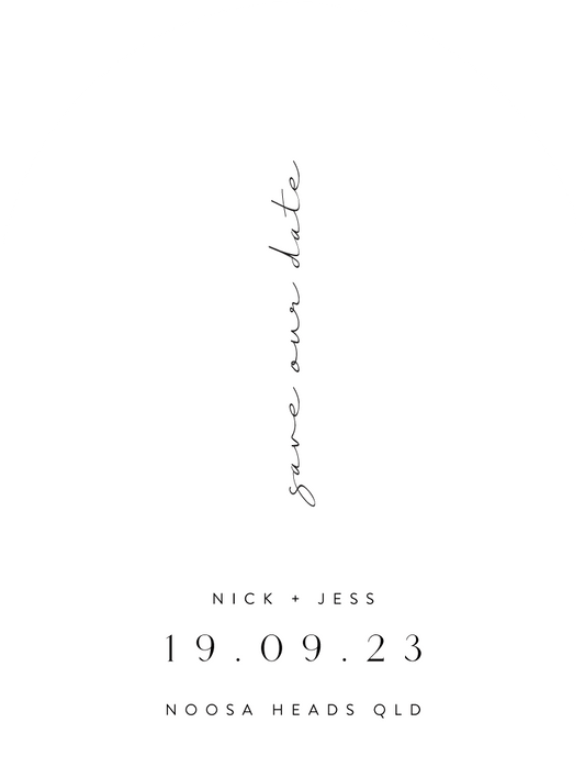 Byron Save The Date Cards by Shab M.