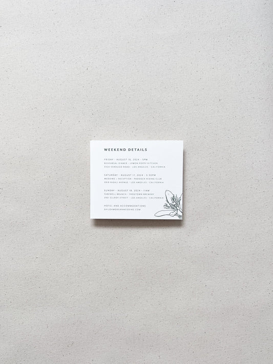 Citrus Details Card