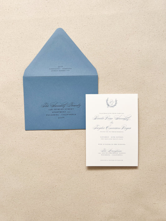 Romantic and Delicate Invitations Printed Delivery Addresses